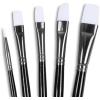 imageAngelus 10 Pieces Paint Brushes Acrylic Paint Brush Set Paint Brushes Acrylic Painting Watercolor Brushes Small Paint Brushes Paintbrush Oil Paint Brushes Perfect for Fine Detail and Precision