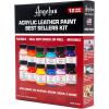 imageAngelus Acrylic Leather Paint Best Sellers Kit Flexible Paint For Shoes Sneakers Leather Canvas Furniture and More  12 Colors 1 oz Each