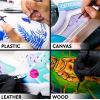 imageAngelus Acrylic Leather Paint For Shoes Sneakers Leather Canvas Furniture and More  2Pack  Flat Black ampamp Flat White Duo  4 Fl Oz Each4 Fl Oz Pack of 2