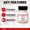 imageAngelus Brand Acrylic Leather Paint Waterproof 1oz  Black ampamp White Duo