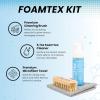 imageAngelus Foam Tex Cleaning Kit Shoe Cleaning Kit for Leather Canvas Suede and Rubber  Removes Dirt Stains and Scuffs  NonToxic For Sneakers Hats Furniture Clothing ampamp More Made In USA