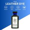 imageAngelus Leather Dye  Flexible Leather Dye for Shoes Boots Bags Crafts Furniture ampamp More 3oz Jet BlackBlue