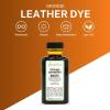 imageAngelus Leather Dye  Flexible Leather Dye for Shoes Boots Bags Crafts Furniture ampamp More 3oz Jet BlackOrange