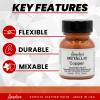 imageAngelus Metallic1 oz Leather Paint SilverCopper
