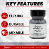 imageAngelus Metallic1 oz Leather Paint SilverPewter