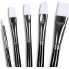imageAngelus Paint Brush Set Round Flat Angular Artist Acrylic Paint Brush Set Shoe paint Brush set 5 pcs