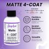 imageAngelus Satin 4Coat ScratchResistant Leather Sealer  Durable Flexible Clear Coat Protection for Leather Shoes Bags Jackets ampamp More  Satin Finish  4 Fl Oz4 Fl Oz Pack of 1