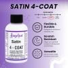 imageAngelus Satin 4Coat ScratchResistant Leather Sealer  Durable Flexible Clear Coat Protection for Leather Shoes Bags Jackets ampamp More  Satin Finish  4 Fl Oz4 Fl Oz Pack of 1