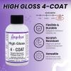 imageAngelus Satin 4Coat ScratchResistant Leather Sealer  Durable Flexible Clear Coat Protection for Leather Shoes Bags Jackets ampamp More  Satin Finish  4 Fl Oz4 Fl Oz Pack of 1