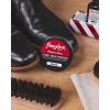 imageAngelus Shoe Shine Kit Black Boot and Shoe Polish Wax Shoe Cream 3oz Horsehair Brush Dauber and Cloth  5 Piece Set Gift Idea for Fathers Day Dad Husband