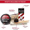 imageAngelus Shoe Shine Kit Black Boot and Shoe Polish Wax Shoe Cream 3oz Horsehair Brush Dauber and Cloth  5 Piece Set Gift Idea for Fathers Day Dad Husband