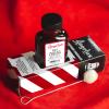 imageAngelus Suede Dye 3 oz BlackRed