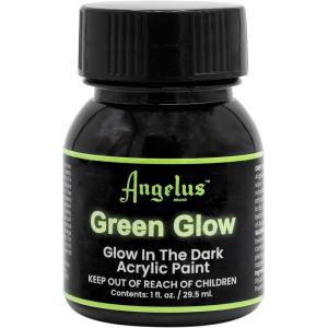 imageAngelus 1oz Neon Green Glow Paint  Brightest Glow AllNight Illumination  NonToxic Made in USA  Ideal for Art Decor Crafts and More