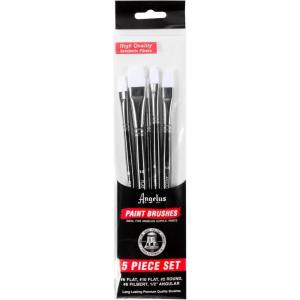 imageAngelus Acrylic Paint Brush Set BlackWestern