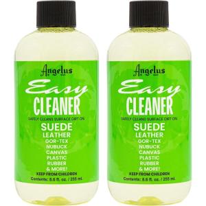 imageAngelus Easy Cleaner Premium Shoe Cleaner Safe for Sneakers Leather Suede Canvas and More  Removes Dirt and Stains  Made in USA  86 fl oz86 Fl Oz Pack of 2