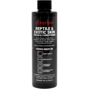 imageAngelus Exotic Leather Conditioner and Cleaner 8oz  Reptile Deep Conditioner and Cleaner for Shoes Boots Belts Bags  Made In USA