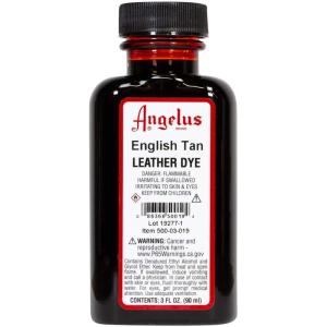 imageAngelus Leather Dye Permanent Leather Dye for Shoes Boots Bags Crafts Furniture ampamp More  3 fl oz Jet BlackEnglish Tan