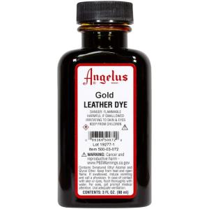 imageAngelus Leather Dye Permanent Leather Dye for Shoes Boots Bags Crafts Furniture ampamp More  3 fl oz Jet BlackGold