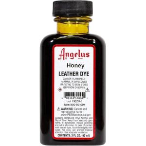imageAngelus Leather Dye Permanent Leather Dye for Shoes Boots Bags Crafts Furniture ampamp More  3 fl oz Jet BlackHoney