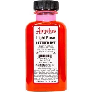 imageAngelus Leather Dye Permanent Leather Dye for Shoes Boots Bags Crafts Furniture ampamp More  3 fl oz Jet BlackLight Rose