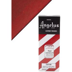 imageAngelus Leather Dye Permanent Leather Dye for Shoes Boots Bags Crafts Furniture ampamp More  3 fl oz Jet BlackRed