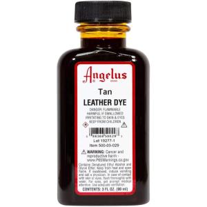 imageAngelus Leather Dye Permanent Leather Dye for Shoes Boots Bags Crafts Furniture ampamp More  3 fl oz Jet BlackTan