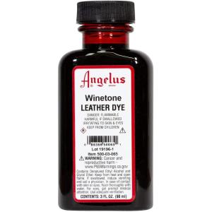 imageAngelus Leather Dye Permanent Leather Dye for Shoes Boots Bags Crafts Furniture ampamp More  3 fl oz Jet BlackWinetone