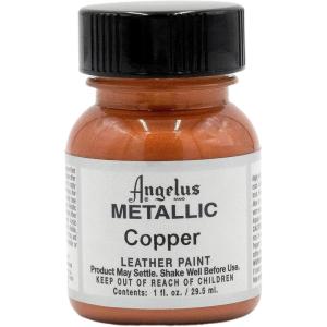 imageAngelus Metallic1 oz Leather Paint SilverCopper