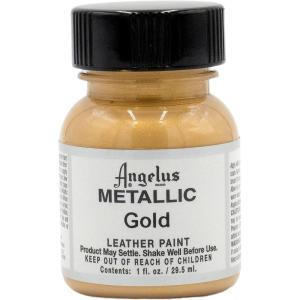 imageAngelus Metallic1 oz Leather Paint SilverGold