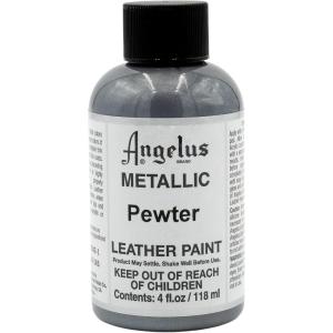 imageAngelus Metallic1 oz Leather Paint SilverPewter