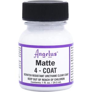 imageAngelus Satin 4Coat ScratchResistant Leather Sealer  Durable Flexible Clear Coat Protection for Leather Shoes Bags Jackets ampamp More  Satin Finish  4 Fl Oz1 Fl Oz Pack of 1