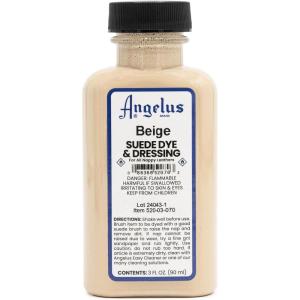 imageAngelus Suede Dye 3 oz BlackBeige
