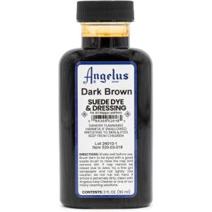imageAngelus Suede Dye 3 oz BlackDark Brown