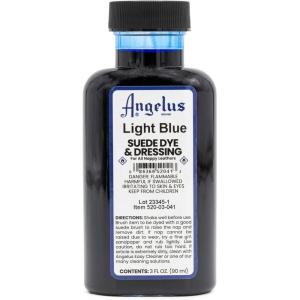 imageAngelus Suede Dye 3 oz BlackLight Blue