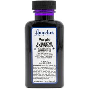 imageAngelus Suede Dye 3 oz BlackPurple