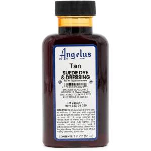 imageAngelus Suede Dye 3 oz BlackTan