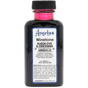 imageAngelus Suede Dye 3 oz BlackWinetone