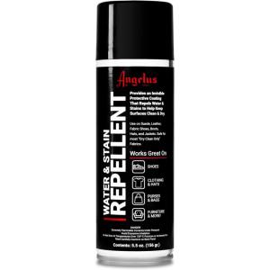 imageAngelus Water ampamp Stain Repellent Spray  Waterproof Protection for Leather Suede GoreTex and Fabric  Shoe ampamp Sneaker Protector Easy Aerosol Application 55 oz