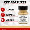 imageAngelus 1 oz Leather Paint 1 Fl Oz Pack of 1 Sterling Silver18k Gold