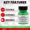 imageAngelus 1 oz Leather Paint 1 Fl Oz Pack of 1 Sterling SilverEmerald Green