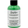 imageAngelus 1 oz Leather Paint 1 Fl Oz Pack of 1 Sterling SilverEmerald Green
