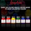imageAngelus 1 oz Leather Paint 1 Fl Oz Pack of 1 Sterling SilverPacific Blue