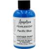 imageAngelus 1 oz Leather Paint 1 Fl Oz Pack of 1 Sterling SilverPacific Blue