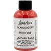 imageAngelus 1 oz Leather Paint 1 Fl Oz Pack of 1 Sterling SilverRiot Red