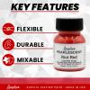 imageAngelus 1 oz Leather Paint 1 Fl Oz Pack of 1 Sterling SilverRiot Red