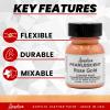 imageAngelus 1 oz Leather Paint 1 Fl Oz Pack of 1 Sterling SilverRose Gold