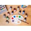 imageAngelus Acrylic Leather Paint Kit Metallic ampamp Pearlescent 12 Pack Set
