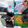 imageAngelus Acrylic Leather Paint Kit Metallic ampamp Pearlescent 12 Pack Set