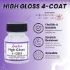 imageAngelus High Gloss 4Coat ScratchResistant Leather Sealer  Durable Flexible Clear Coat Protection for Leather Shoes Bags Jackets ampamp More  High Gloss Finish  1 fl oz