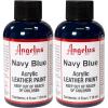 imageAngelus Acrylic Leather Paint 4 Fl Oz Pack of 2 Navy4 Fl Oz Pack of 2